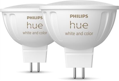 hue White & Color Ambiance MR16 2er Pack