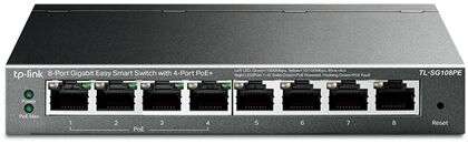 TP-Link TL-SG108PE 8-Port (Schwarz)