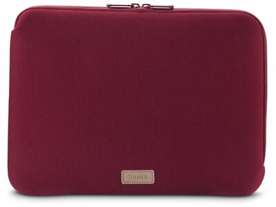 Hama Laptop-Sleeve Jersey von 34 - 36 cm (13,3" - 14,1" (bordeaux)