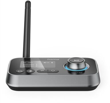 Hama Link.it duo Bluetooth-Adapter (Schwarz)