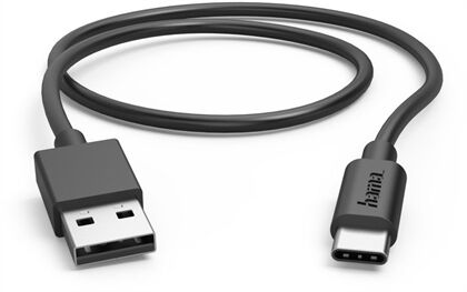 Hama Ladekabel USB-A>USB-C (0,5m) (Schwarz)