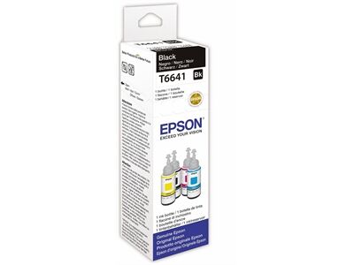 Epson ink/T6641 Colour Bottles 70ml BK (Schwarz)
