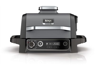 NINJA OG701EU Woodfire Outdoor Grill (grau/schwarz)