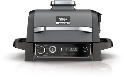 NINJA OG701EU Woodfire Outdoor Grill (grau/schwarz)
