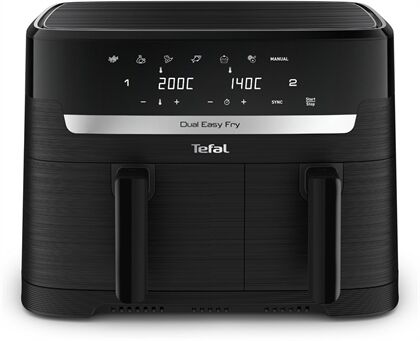 Tefal EY901N Dual Easy Fry Essential (Schwarz)
