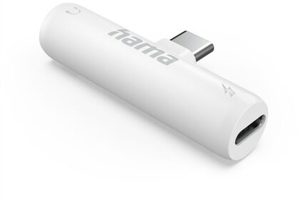 Hama USB Type-C > 3,5mm Klinke Adapter (weiß)