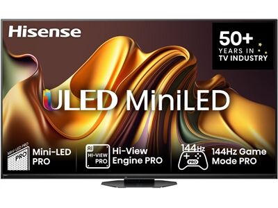 Hisense 65U8NQ (Schwarz) 65, 164, Ultra HD