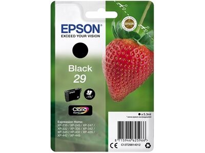 Epson Ink/29 Strawberry 5.3ml BK (Schwarz)