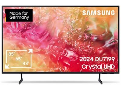 Samsung GU75DU7199U (Schwarz) LCD, 75, 189, Ultra HD