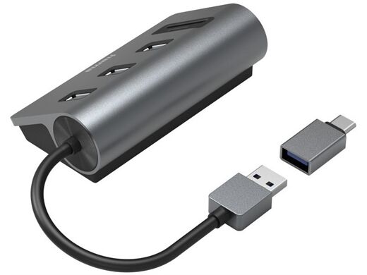 Hama USB-Hub/Kartenleser 5 Ports