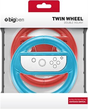 bigben Wheel Duo Pack [red/blue] 2 Lenkräder für Joy-Con