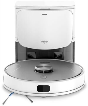 Medion X42 Saugroboter mit Absaugstation (weiss-grau)
