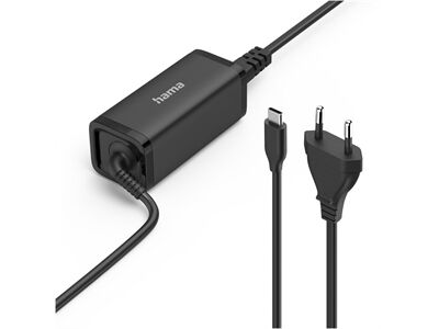 Hama USB-C-Notebook-Netzteil (65W) (Schwarz)