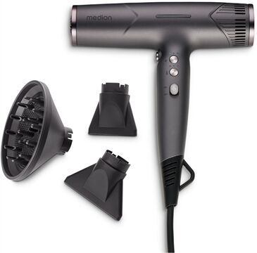 Medion HD2 Hair Dryer grau (Grau)