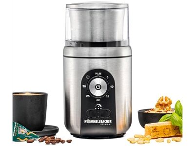 Rommelsbacher EGK250 Gewürz-/Kaffeemühle (edelstahl schwarz)