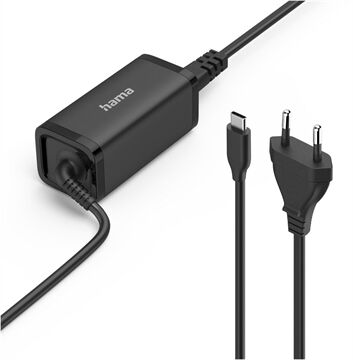 Hama USB-C-Notebook-Netzteil (45W) (Schwarz)