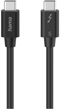 Hama Thunderbolt-5-Kabel USB-C (1m) (Schwarz)