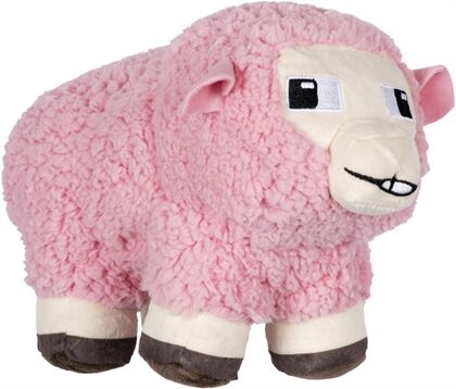 MATTEL Minecraft Pink Sheep Plüsch (20cm) (Schwarz)