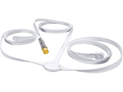 Oehlbach Passive Antenne Digital Wire Two für DAB+ und FM (weiß)