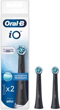 Oral-B EB iO Ultimative Reinigung (2Stk.) (Schwarz)