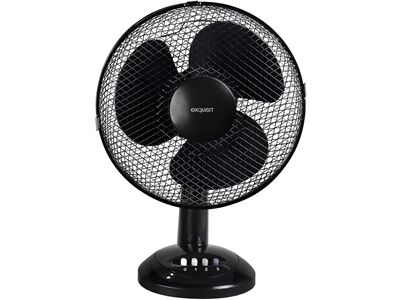 Exquisit VT 35083 sw  Tischventilator 40cm (Schwarz)