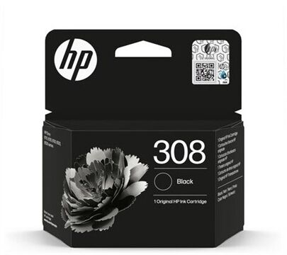 HP 308 BK Original Ink Cartridg (Schwarz)