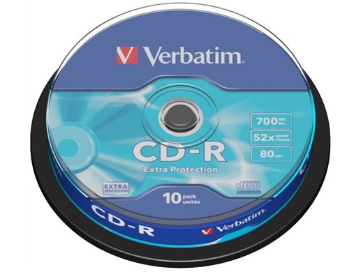 VERBATIM GMBH 43437 CD-R 700MB 10ER 52X