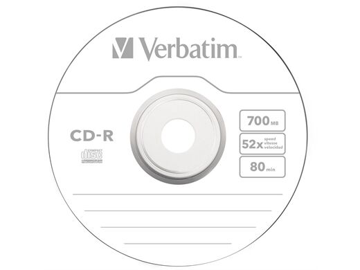 VERBATIM GMBH 43437 CD-R 700MB 10ER 52X