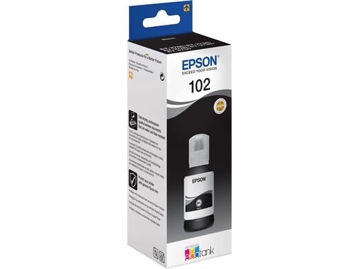 Epson 102 EcoTank Black ink bottle (pigmentiert)