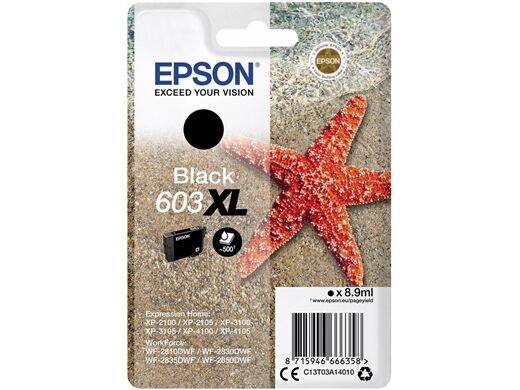 Epson 603XL (8,9ml) BK