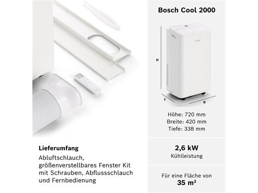 Bosch Cool 2000 mobiles Klimagerät