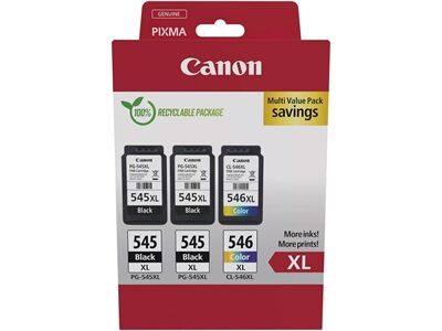 Canon PG-545XLx2/CL-546XL Multipack (Schwarz)