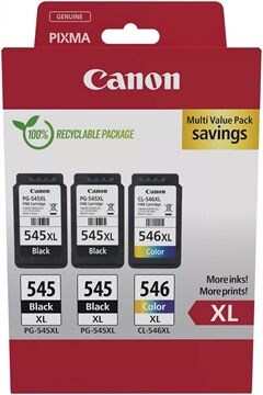 Canon PG-545XLx2/CL-546XL Multipack (Schwarz)