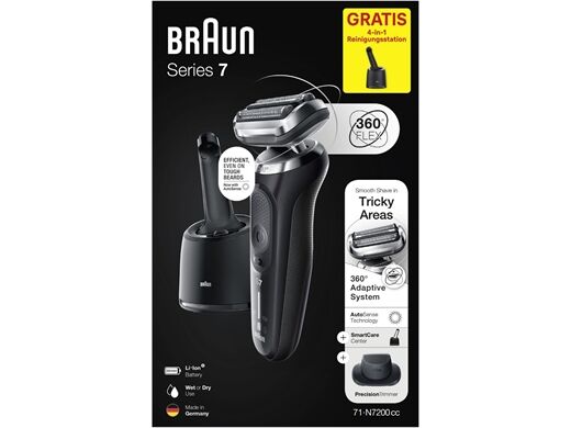 Braun 71-N7200cc Series 7 + gratis cc