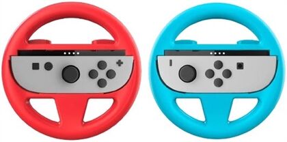 bigben Wheel Duo Pack [red/blue] Switch 2 (Schwarz)