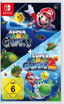 Nintendo Super Mario Galaxy + Galaxy 2 (Schwarz)