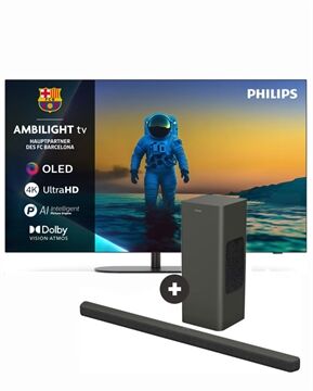 Philips 55OLED810/12 inkl. TAB8200 (metall) OLED, 55, 139, Ultra HD