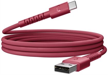 Fresh ´n Rebel FlexWave USB > USB-C Kabel (2m) (berry red)