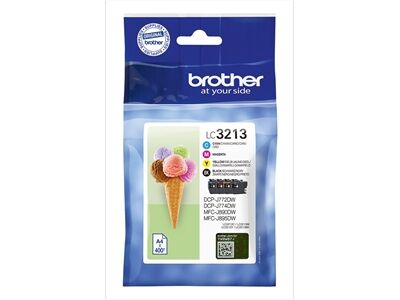 Brother LC3213VAL Ink Cart/BlK/C/M/Y
