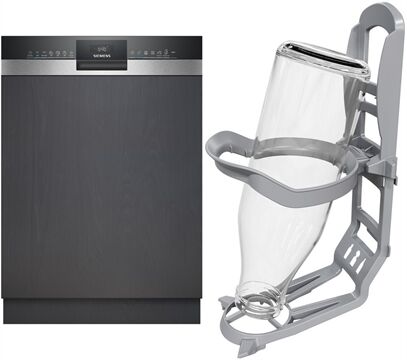 Siemens SN 53 EIEUAE Set: (edelstahl)