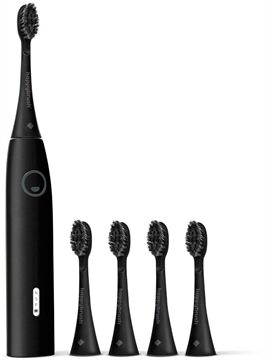 happybrush ECO VIBE 3 Starterkit + 4 Refills (Schwarz)
