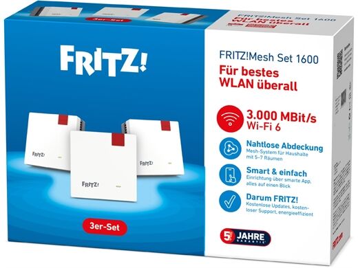 AVM FRITZ!Mesh Set 1600 (3er Pack)
