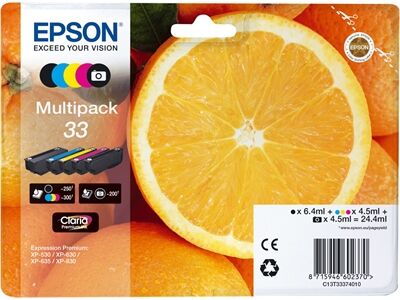 Epson Ink/33 Oranges CMYKPk (5-farbig)