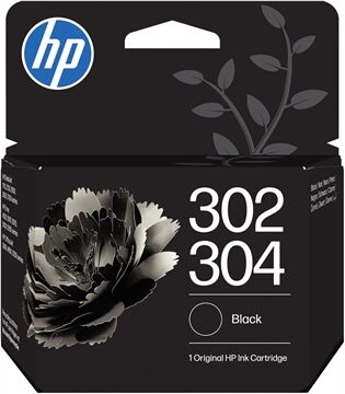HP 302/304 Black Original Ink Cartr (Schwarz)