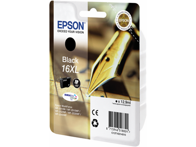 Epson Ink/16XL Pen+Crossword 12.9ml BK (Schwarz)
