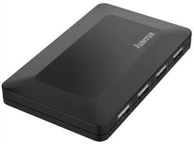 Hama USB-Hub 4 Ports (Schwarz)