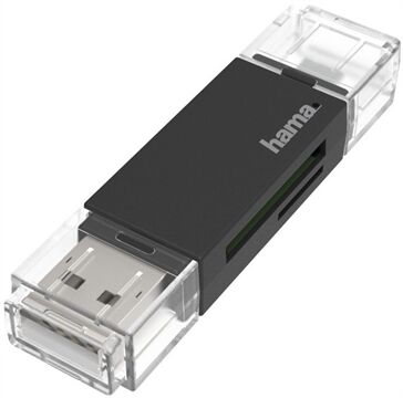 Hama USB-Kartenleser (Schwarz)