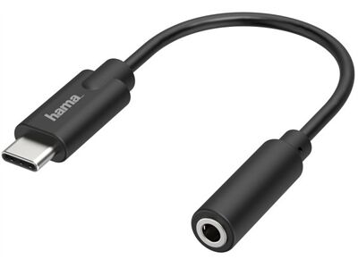 Hama Stereo-Audio-Adapter (Schwarz)