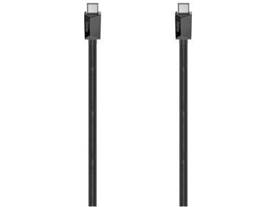 Hama USB-C-Kabel USB 2.0 (0,75m) (Schwarz)