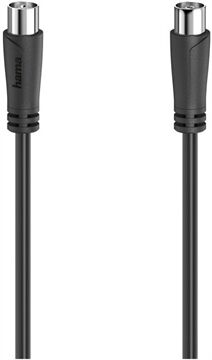 Hama Antennen-Kabel 90 dB (1,5m) (Schwarz)